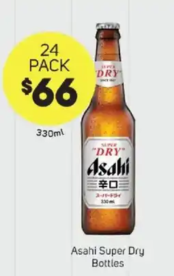 Foodland Asahi Super Dry Bottles offer