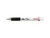 Artline Flow 4 Colour Retractable Ballpoint Pen Pearl White