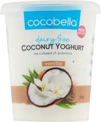 Coles Cocobella Dairy Free Coconut Yoghurt 500g offer