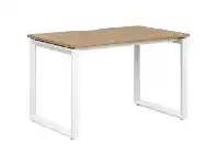 Officeworks Stilford S2 Pro Version 1 Desk 1200 x 750mm Oak/White offer