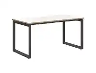 Officeworks Stilford S2 Pro Version 1 Desk 1500 x 750mm White/Oak/Black offer