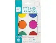 Officeworks First Creations Bright Watercolour Paint 6 Pack offer