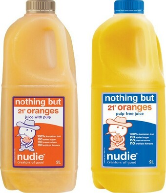 Woolworths Nudie Orange Juice 2 Litre – From the Fridge offer