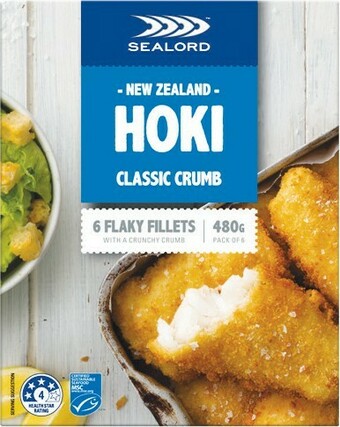 Woolworths Sealord Hoki Fillets 420-480g offer