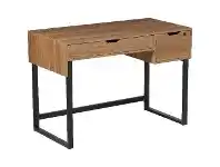 Officeworks Studymate Austin 2 Drawer 1100mm Desk Walnut offer