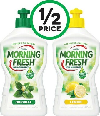 Woolworths Morning Fresh Dishwashing Liquid 400ml offer