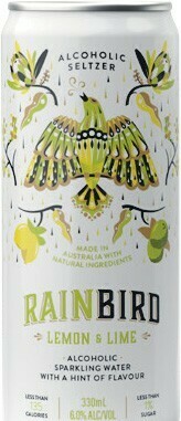 Woolworths Rainbird Seltzer Lemon & Lime 6% Cans 4x330ml offer