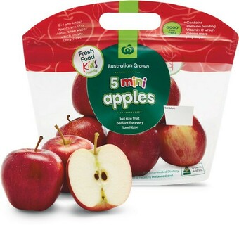 Woolworths Woolworths Australian Mini Apples Pk 5 offer