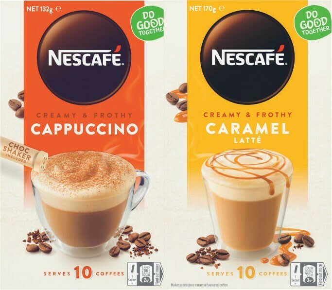 Nescafé Coffee Sachets 6 Pack10 Pack offer at Coles