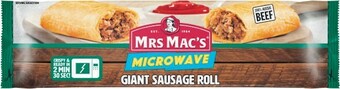 Coles Mrs Mac’s Microwave Frozen Sausage Roll 175g offer
