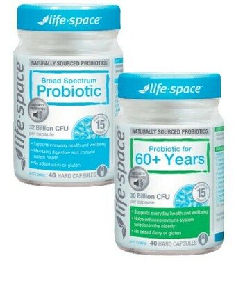 Coles Life-space Broad Spectrum or Probiotic 60+ Capsules 40 Pack* offer