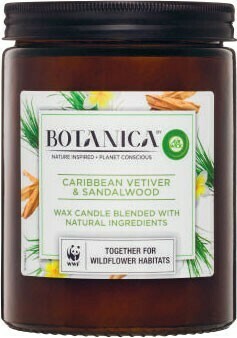 Coles Botanica by Airwick Candle 500g offer