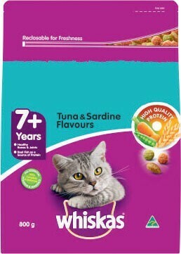 Coles Whiskas Dry Cat Food 800g offer