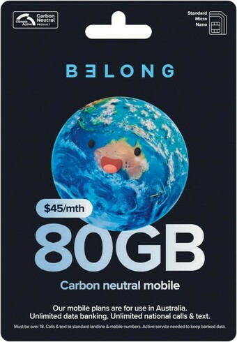 Coles Belong $45 Starter Pack offer
