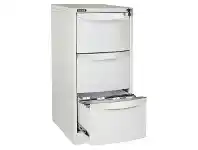 Officeworks Stilford 3 Drawer Filing Cabinet White offer
