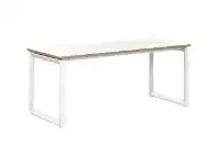 Officeworks Stilford S2 Pro Version 1 Desk 1800 x 750mm White/Oak/White offer