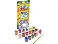 Officeworks Washable Crayola Poster Paints With Brush 18 Pack offer