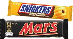 IGA Mars, Nestlé Medium Bars or M&M’s 35‑50g Selected Varieties offer
