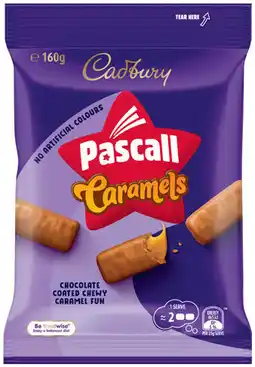 IGA Pascall Chocolate Share Bag 160‑185g or Cadbury Bitesize 120‑150g Selected Varieties offer