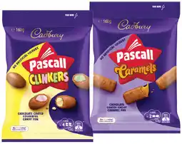 IGA Pascall Chocolate Share Bag 160‑185g or Cadbury Bitesize 120‑150g Selected Varieties offer