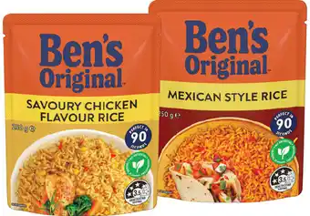 IGA Ben’s Original Flavoured Rice 220‑250g Selected Varieties offer