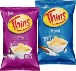 IGA Thins Chips Selected Varieties offer