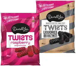 IGA Darrell Lea Liquorice Share‑280g Selected Varieties offer