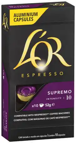 IGA L’OR Espresso Coffee Capsules Selected Varieties offer