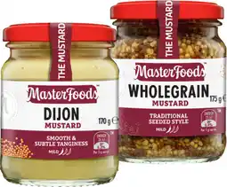 IGA MasterFoods Mustard 170‑175g or Horseradish Cream 175g Selected Varieties offer
