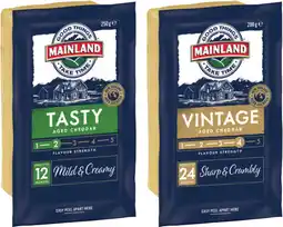 IGA Mainland Cheese Block 200‑250g Selected Varieties offer