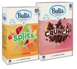 IGA Bulla Ice Cream or Frozen Yoghurt Sticks 8‑14 Pack Selected Varieties offer