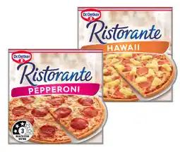 IGA Dr. Oetker Ristorante Pizza 310‑390g Selected Varieties offer