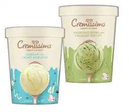 IGA Streets Cremissimo Ice Cream Selected Varieties offer
