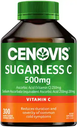 IGA Cenovis Sugarless C 500mg Vitamin C Tablets offer
