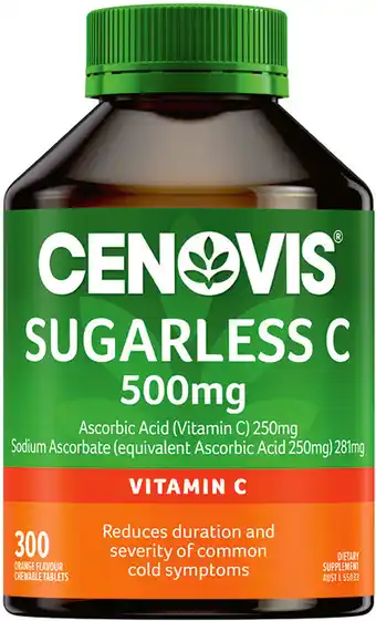 IGA Cenovis Sugarless C 500mg Vitamin C Tablets offer