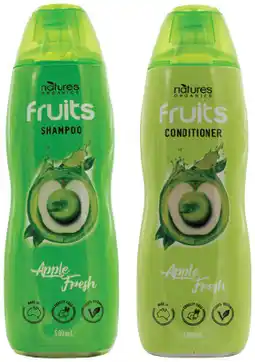 IGA Natures Organics Fruits Shampoo or Conditioner 500mL Selected Varieties offer