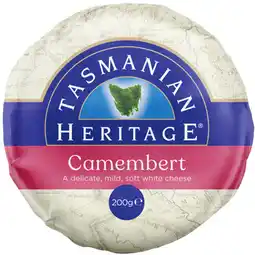 IGA Tasmanian Heritage Double Brie or Camembert 200g offer