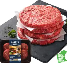 IGA Harvey Beef Classic Beef Burgers offer
