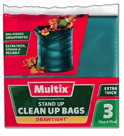 IGA Multix Drawtight Stand‑Up Clean Up Bags offer