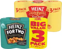 IGA Heinz Beanz or Spaghetti 3x300g Selected Varieties offer