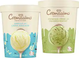 IGA Streets Cremissimo Ice Cream Selected Varieties offer