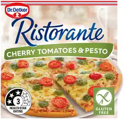 IGA Dr. Oetker Ristorante Gluten Free Pizza Cherry Tomatoes & Pesto offer