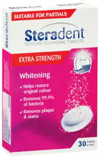 IGA Steradent Extra Strength Denture Cleansing Tablets offer