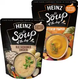 IGA Heinz Soup Of The Day 430g or Eat Well 380g Selected Varieties offer