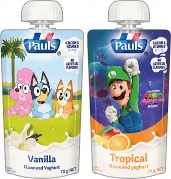 IGA Pauls Squeezie Yoghurt Selected Varieties offer