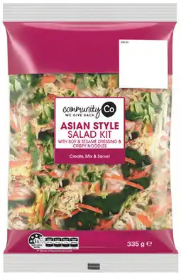 IGA Community Co Asian Style Salad Kit offer