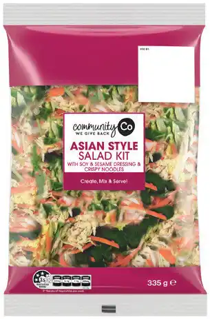 IGA Community Co Asian Style Salad Kit offer