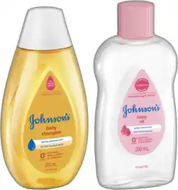 IGA Johnson’s Baby Oil or Shampoo 200mL Selected Varieties offer