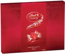 IGA Lindt Lindor Chocolate Gift Box 232‑235g Selected Varieties offer