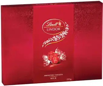 IGA Lindt Lindor Chocolate Gift Box 232‑235g Selected Varieties offer